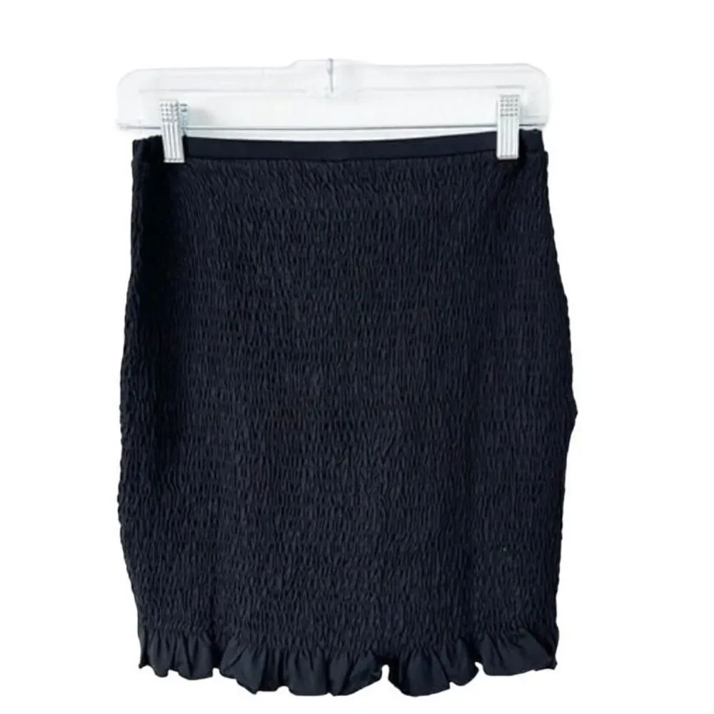 Anthropolgie High Rise Rouched Mini Skirt Tank 2 Pc Set Large
